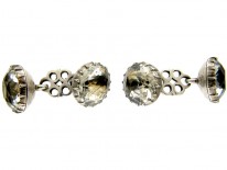 Georgian Silver & Paste Cufflinks