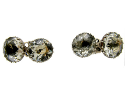 Georgian Silver & Paste Cufflinks