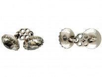 Georgian Silver & Paste Cufflinks