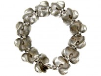 Theodor Farhner Silver & Marcasite Butterfly Design Bracelet