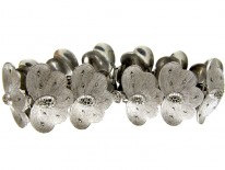 Theodor Farhner Silver & Marcasite Butterfly Design Bracelet