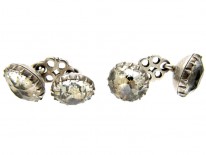Georgian Silver & Paste Cufflinks