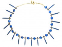 David Andersen Silver & Enamel Shard Collar