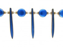 David Andersen Silver & Enamel Shard Collar