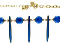 David Andersen Silver & Enamel Shard Collar