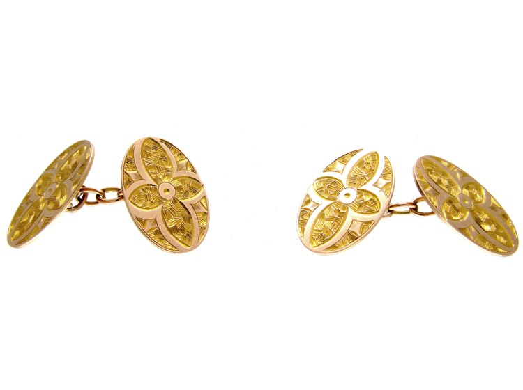 Victorian 9ct Gold Cufflinks