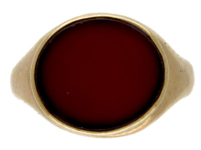 Carnelian & Gold Signet Ring