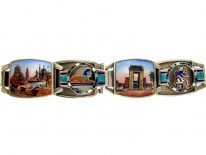 Egyptian Revival Enamel Bracelet