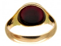Carnelian & Gold Signet Ring