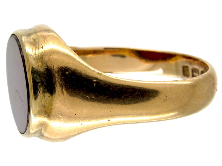 Carnelian & Gold Signet Ring