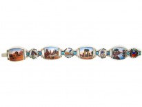 Egyptian Revival Enamel Bracelet