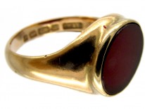 Carnelian & Gold Signet Ring