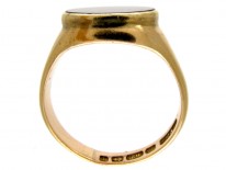 Carnelian & Gold Signet Ring