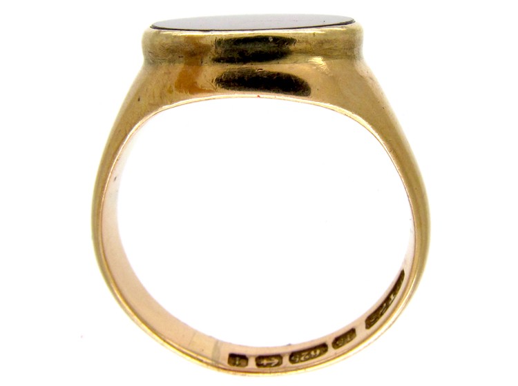 Carnelian & Gold Signet Ring
