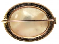 Shell Cameo Georgian Brooch