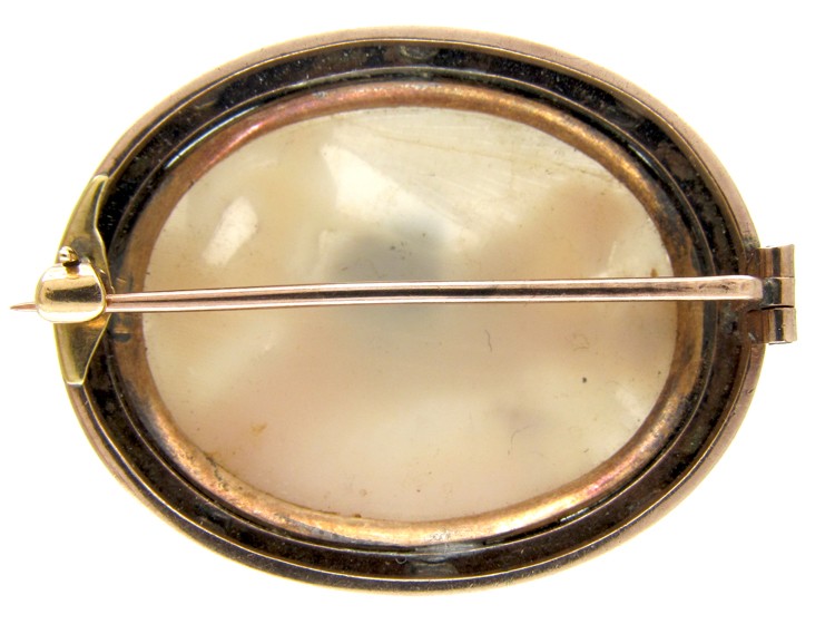 Shell Cameo Georgian Brooch