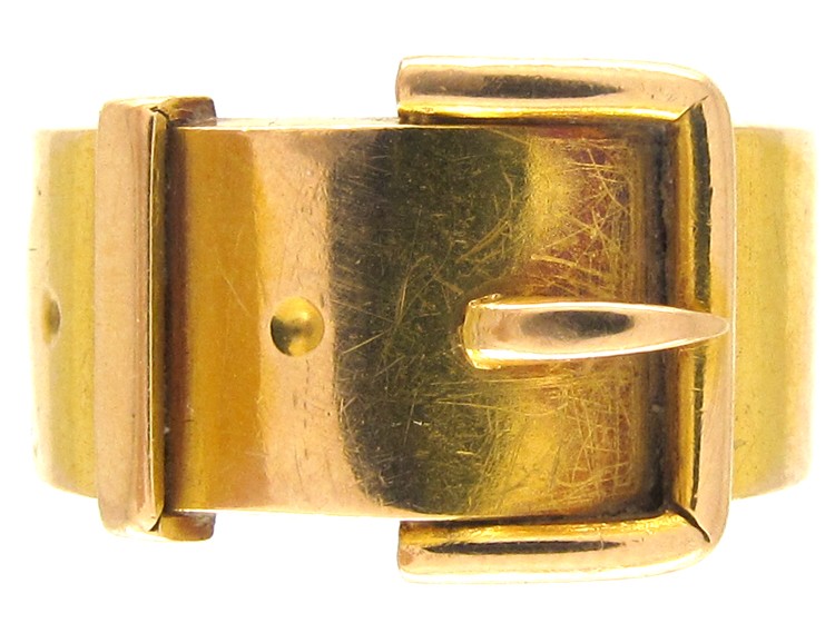 Victorian 18ct Gold Buckle Ring