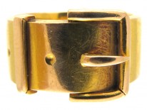 Victorian 18ct Gold Buckle Ring