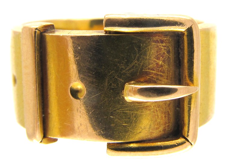 Victorian 18ct Gold Buckle Ring