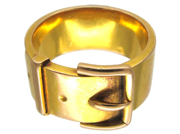 Victorian 18ct Gold Buckle Ring