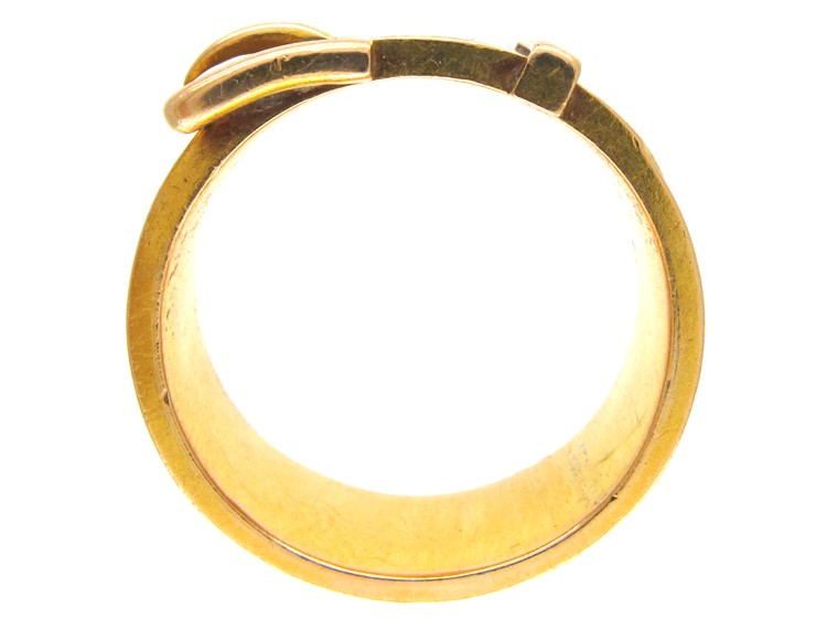 Victorian 18ct Gold Buckle Ring