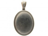 Silver Assyrian Victorian Locket