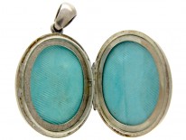 Silver Assyrian Victorian Locket