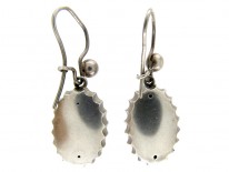 Silver & Gold Overlay Victorian Earrings