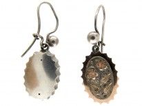 Silver & Gold Overlay Victorian Earrings