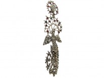French St Esprit Silver & Paste Pendant