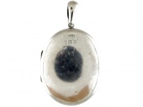 Silver Victorian Oval Locket