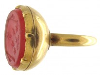 Georgian Gold & Cornelian Seal