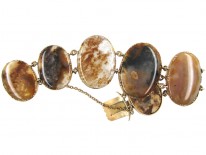 Georgian Gold & Agate Bracelet