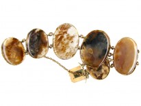Georgian Gold & Agate Bracelet