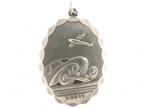 Georg Jensen Silver St. Christopher Pendant