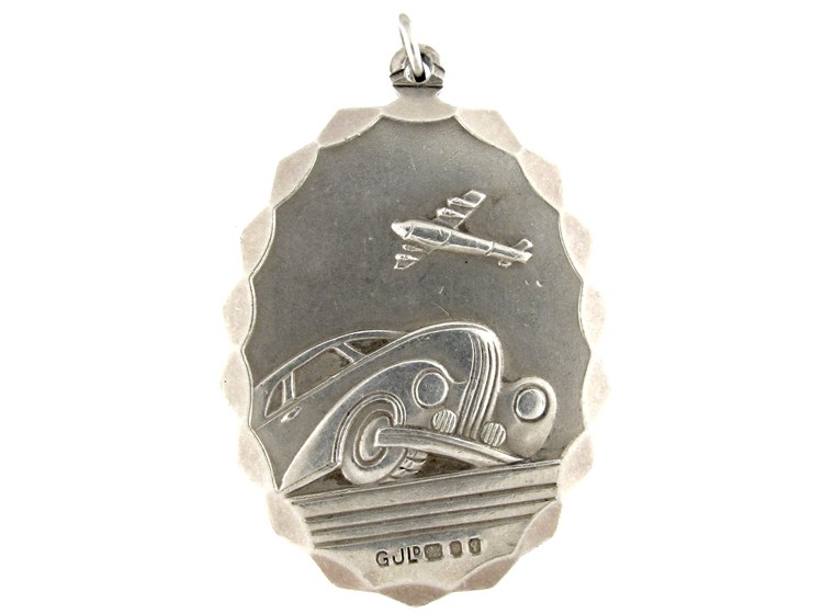 Georg Jensen Silver St. Christopher Pendant