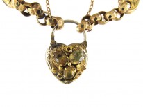 Gold Padlock Bracelet