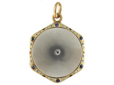18ct Gold & Platinum Locket