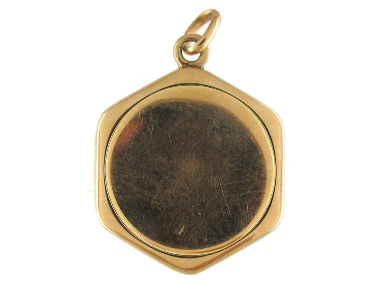 18ct Gold & Platinum Locket