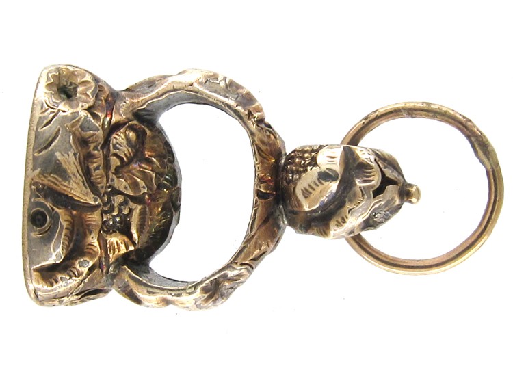 Georgian Gold & Bloodstone Small Seal