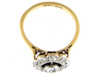 Diamond Edwardian Daisy Cluster Ring