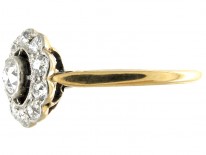 Diamond Edwardian Daisy Cluster Ring