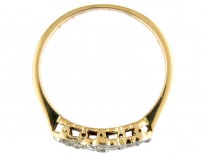 Edwardian Triple Diamond Cluster Ring