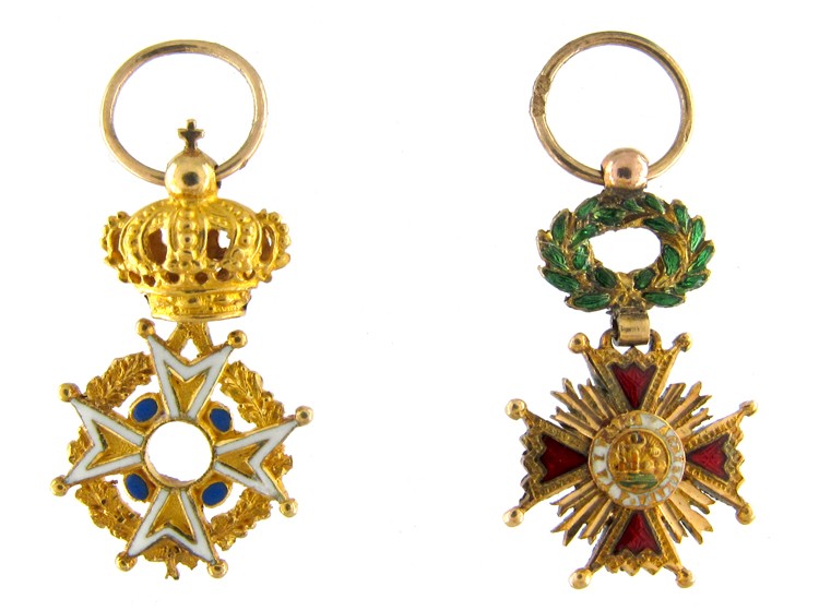 Two Gold Charms