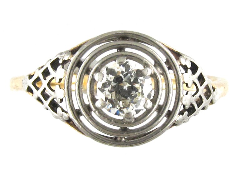 Platinum & Diamond Single Stone Ring