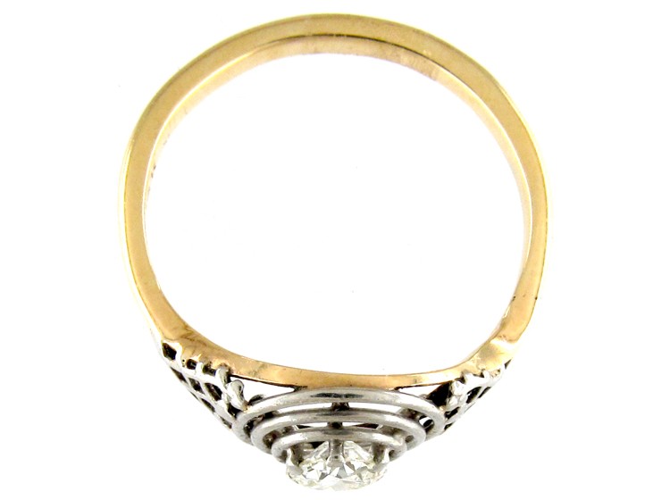 Platinum & Diamond Single Stone Ring