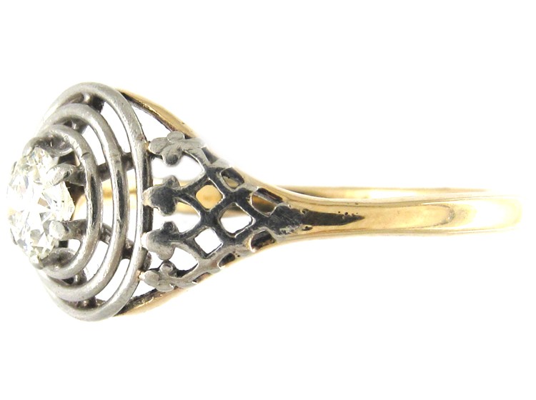 Platinum & Diamond Single Stone Ring