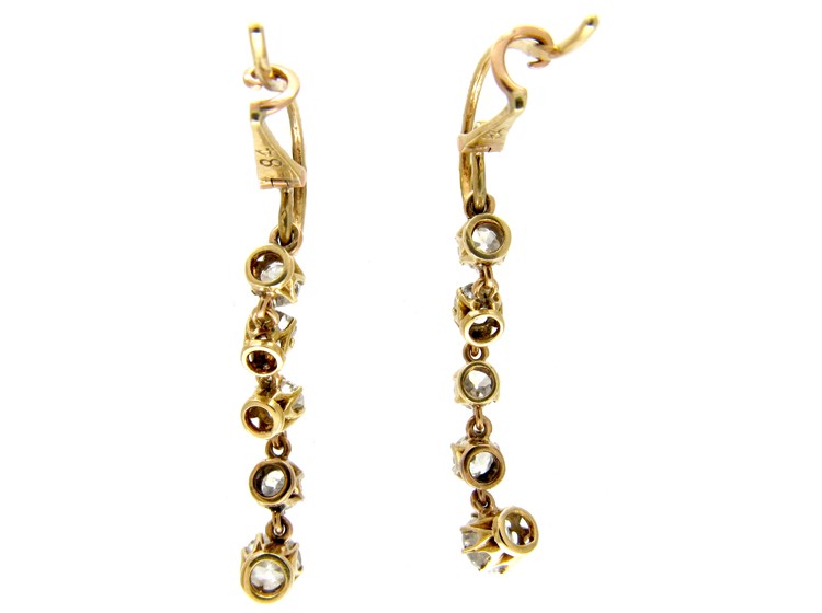 Diamond Drop Earrings