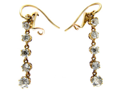 Diamond Drop Earrings