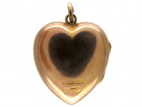 9ct Gold Etruscan Work Heart Locket